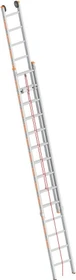 Layher Topic 1037 Alu 2-tlg. Schiebeleiter, 2x 14 Stufen