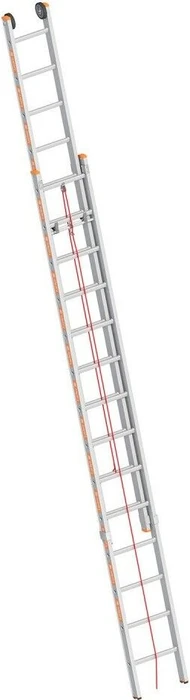 Layher Topic 1037 Alu 2-tlg. Schiebeleiter, 2x 14 Stufen