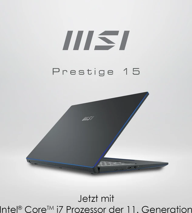 MSI Prestige 15 A11SCS-225, Carbon Gray, Core i7-1185G7, 16GB RAM, 1TB SSD, GeForce GTX 1650 Ti Max-Q, DE