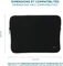 Mobilis Skin 12.5-14" Memory Foam Notebookhülle, schwarz/grau Vorschaubild