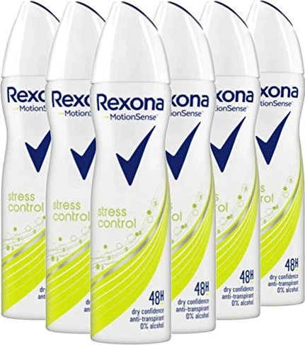 Rexona MotionSense Stress Control Deodorant Spray, 150ml
