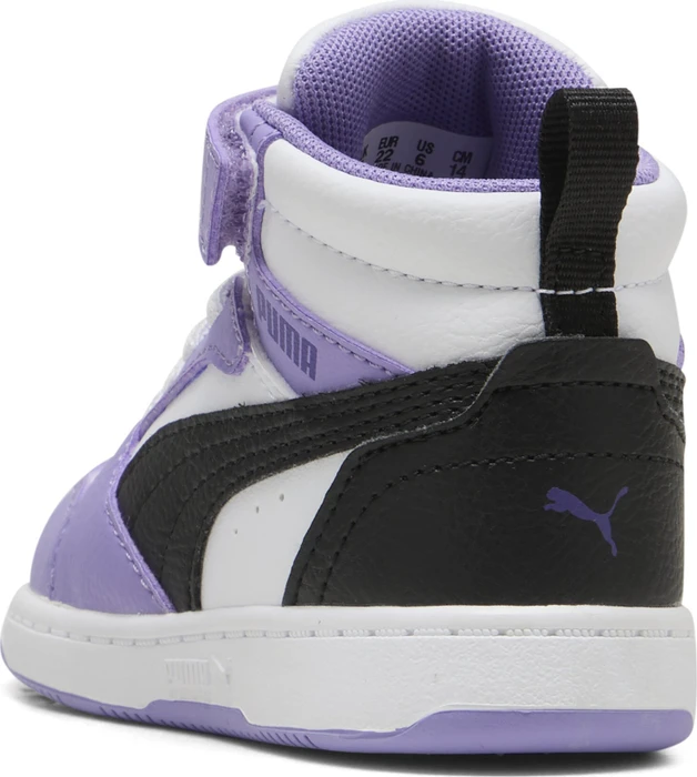 Puma Rebound V6 Mid team violet/puma black/puma white (Junior)