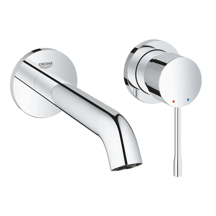 Grohe Essence Waschtisch Wandarmatur 19408001 chrom, Ausladung 183mm Image