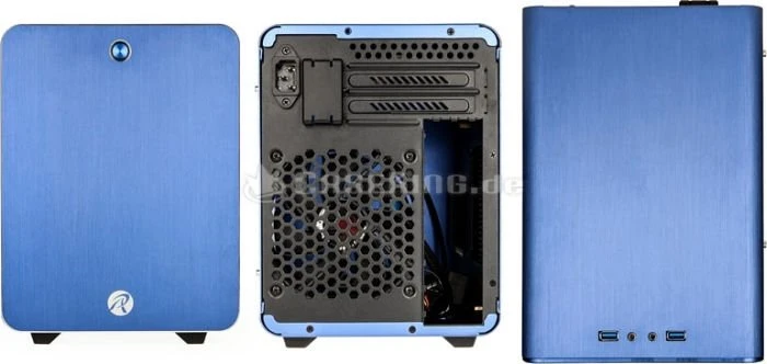 Raijintek Metis blau, Acrylfenster, Mini-ITX