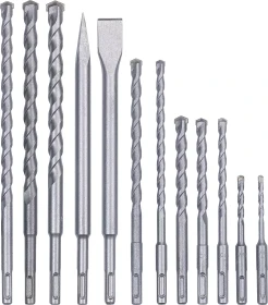 Einhell SDS-plus Bohrer-/Meißel-Zubehörset inkl. Koffer,  12-tlg.
