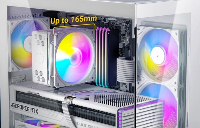 Antec CX500M RGB, weiß, Glasfenster