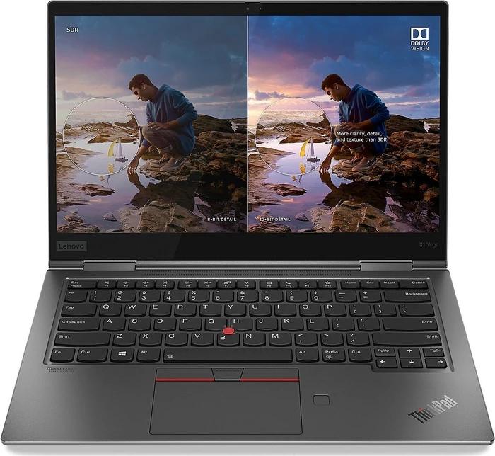Lenovo ThinkPad X1 Yoga G5, Iron Grey, Core i5-10210U, 8GB RAM, 256GB SSD, DE