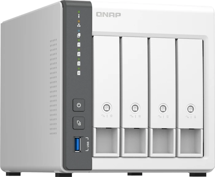 QNAP Turbo Station TS-433-4G, 4GB RAM, 1x RJ-45 2.5GBase-T, 1x RJ-45 1000Base-T