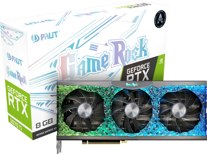 Palit GeForce RTX 3070 Ti GameRock, 8GB GDDR6X, HDMI, 3x DP