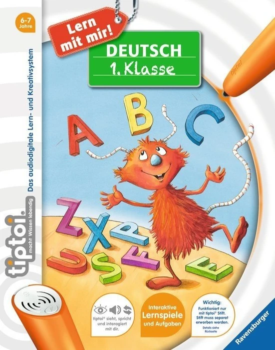 Ravensburger tiptoi Buch: Lern mit mir! Deutsch 1. Klasse