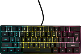 Verbatim SureFire KingPin X1 60% Gaming Keyboard, LEDs RGB, schwarz, USB, US (48701)