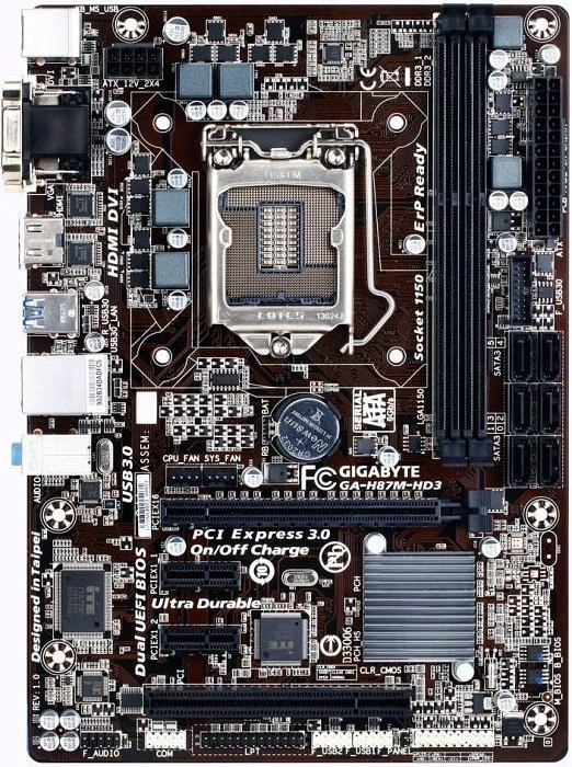 GIGABYTE GA-H87M-HD3 (Intel 1150)