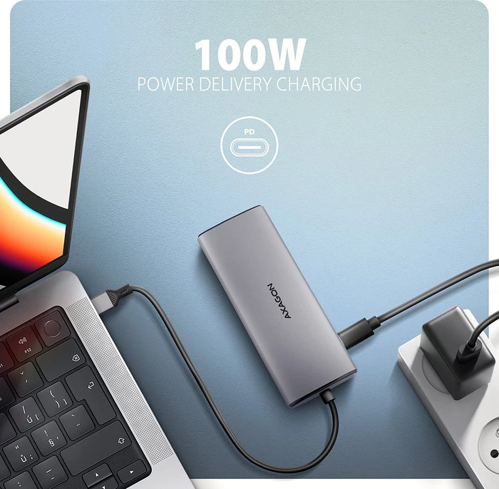 Axagon 6in1 Hub, USB-C 3.1 [Stecker]
