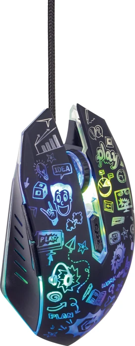 Gembird Optical LED Mouse 6B-02 Grafix, Motiv, USB
