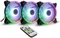 Inter-Tech Argus RS-07 RGB, LED-Steuerung, Fernbedienung, 120mm, 3er-Pack Vorschaubild