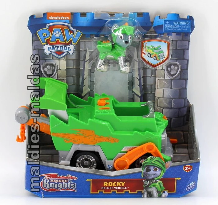 Spin Master Paw Patrol - Rescue Knights Rocky Deluxe Vehicle