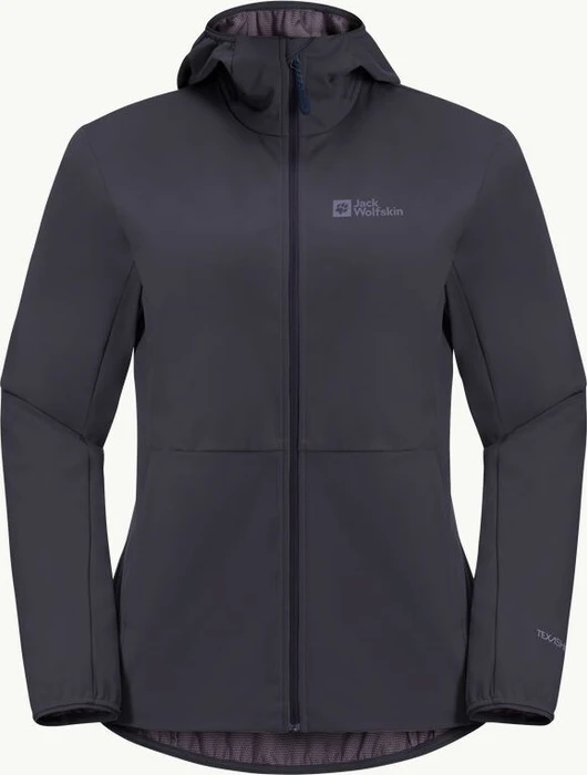 Jack Wolfskin Feldberg Hoody Funktionsjacke graphite (Damen)