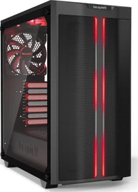 be quiet! Pure Base 500DX Red, Glasfenster