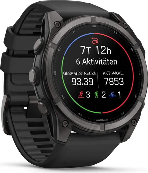 Garmin Fenix 9 51mm carbon grey dlc titanium/black