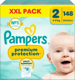 Pampers Premium Protection Gr.2 Einwegwindel, 4-8kg, 148 Stück