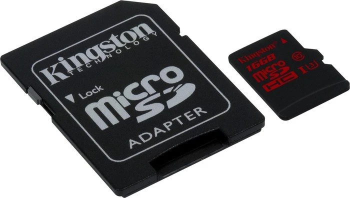 Kingston R90/W80 16GB Kit, UHS-I U3, Class 10