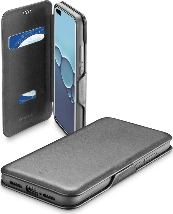 Cellularline Book Clutch für Huawei P40 schwarz