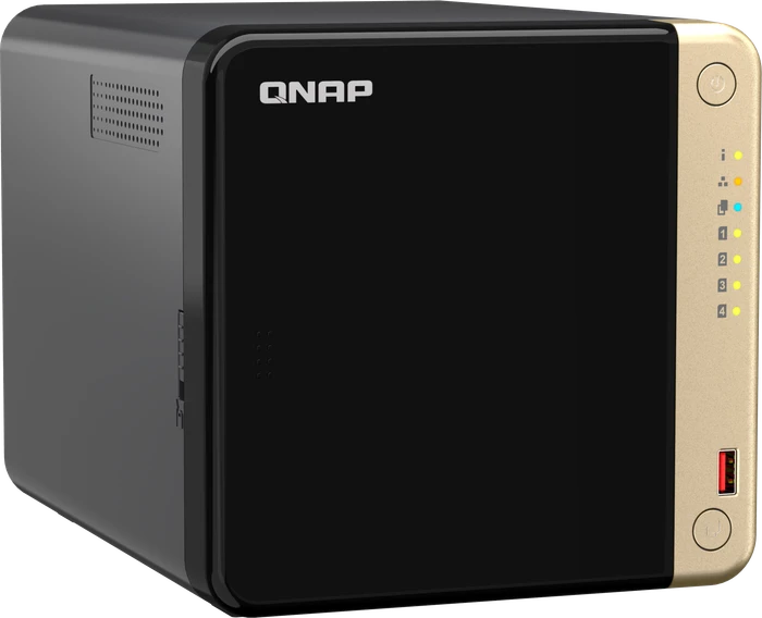 QNAP Turbo Station TS-464-8G, 8GB RAM, 2x RJ-45 2.5GBase-T, 2x USB-A 3.1