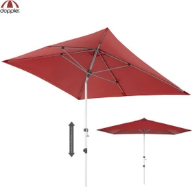 Doppler Expert Auto Tilt Sonnenschirm 300x200cm bordeaux
