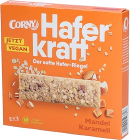 Corny Haferkraft Müsliriegel Mandel/Karamell 140g (4x 35g)