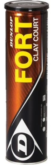 Dunlop Fort Claycourt Tennisbälle, 4 Stück