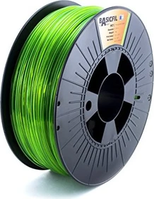 Basicfil PETG, transparent green, Spule, 2.85mm, 1.00kg