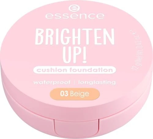 Essence Brighten Up! Cushion Foundation 03 beige, 12g