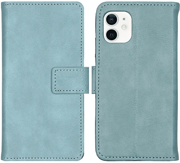 iMoshion Luxuriöse Buchtyp-Hülle für das iPhone 12 Mini hellblau