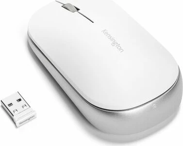 Kensington SureTrack Dual Wireless Mouse weiß, USB/Bluetooth