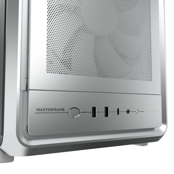 Cooler Master MasterFrame 500 Mesh, silber, Glasfenster