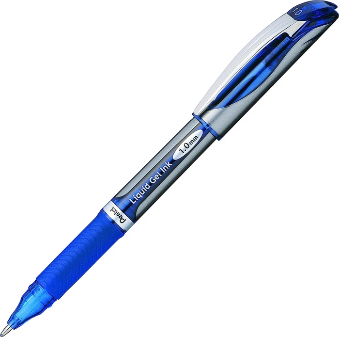 Pentel EnerGel BL110 1.0mm/0.5mm Gelroller blau/silber