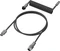 HP HyperX Coiled Cable USB-C auf USB-A, Tastaturkabel (Spiral-Textilkabel), 1.22m, grau Vorschaubild