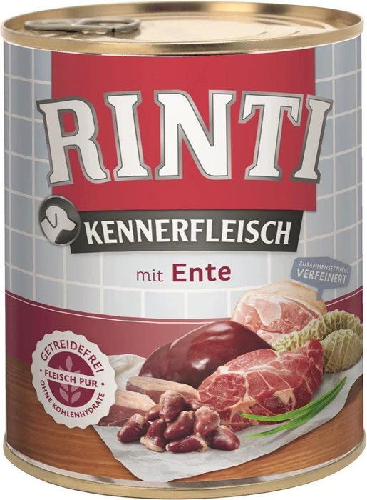 Finnern Rinti Kennerfleisch Ente, 9.60kg (12x 800g)