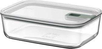 Mepal EasyClip rechteckig Glas Aufbewahrungsbehälter 1.5l nordic sage