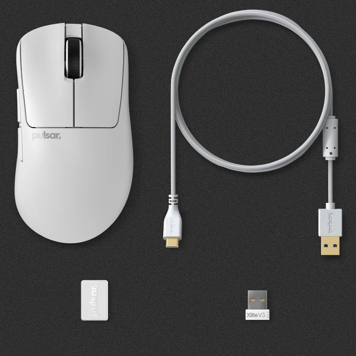 Pulsar Gaming Gears Xlite v3 Large Wireless weiß, USB
