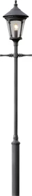 Konstsmide Virgo E27 36cm Leuchtenkopf 1-flammig schwarz