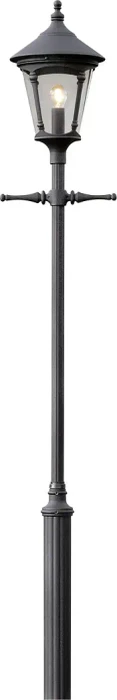 Konstsmide Virgo E27 36cm Leuchtenkopf 1-flammig schwarz