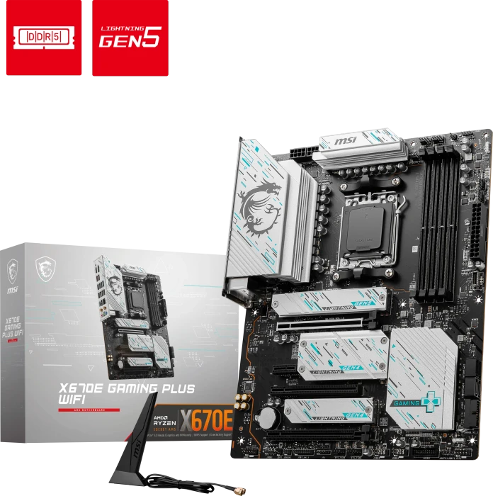 MSI X670E Gaming Plus WIFI (AMD AM5)