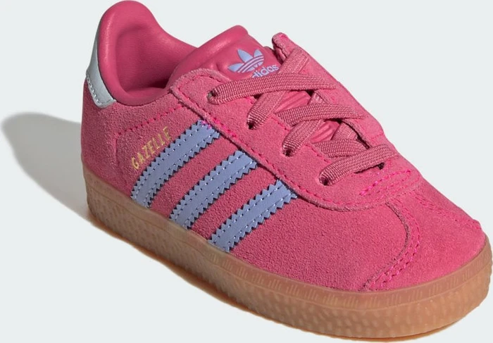 adidas Gazelle Comfort Closure Elastic Laces shock pink/blue spark/halo blue (Junior)