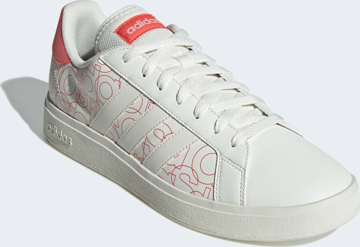 adidas Grand Court Base 2.0 off white/preloved scarlet (Herren)