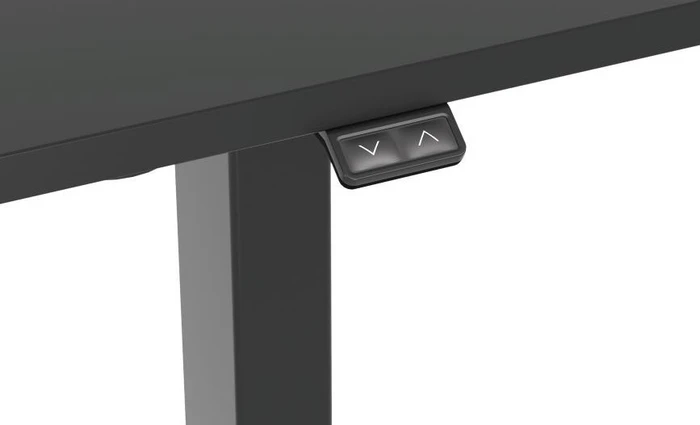 Equip ERGO elektrisch höhenverstellbarer Sitz-Steh-Schreibtisch 120x60cm schwarz/schwarz