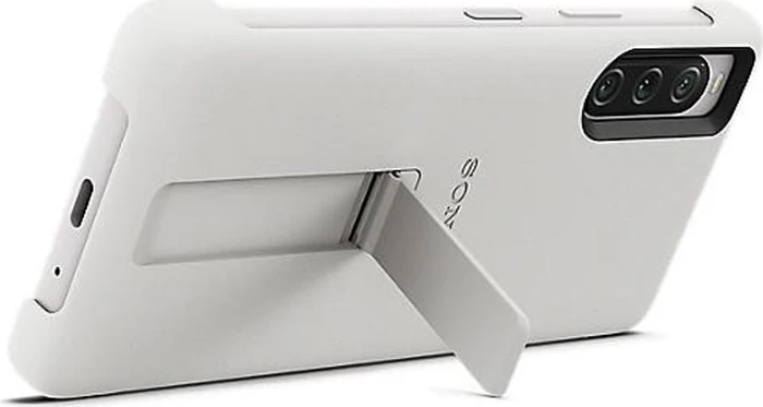 Sony Stilvolle Hülle mit Standfuß für Xperia 10 V weiß