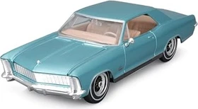 Maisto Buick Riviera  1965 : Modello Auto In Scala 1:24, Cofano E Porte Mobili Nero 531214bk