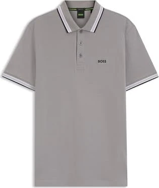 Hugo Boss Paddy Poloshirt kurzarm grau (Herren)