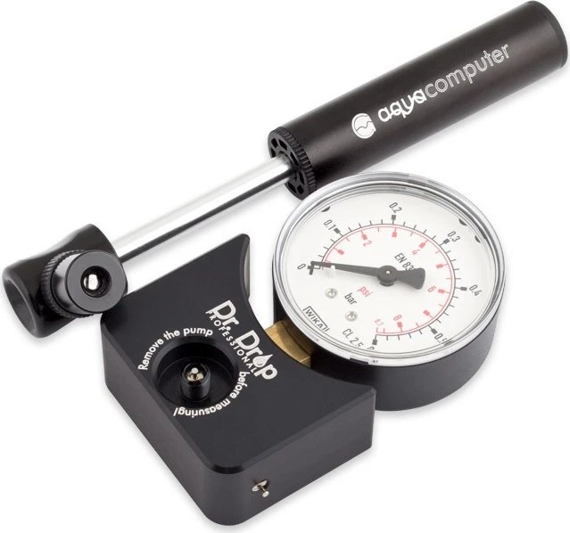 Aqua Computer Dr. Drop Professional Druckprüfgerät mit Luftpumpe